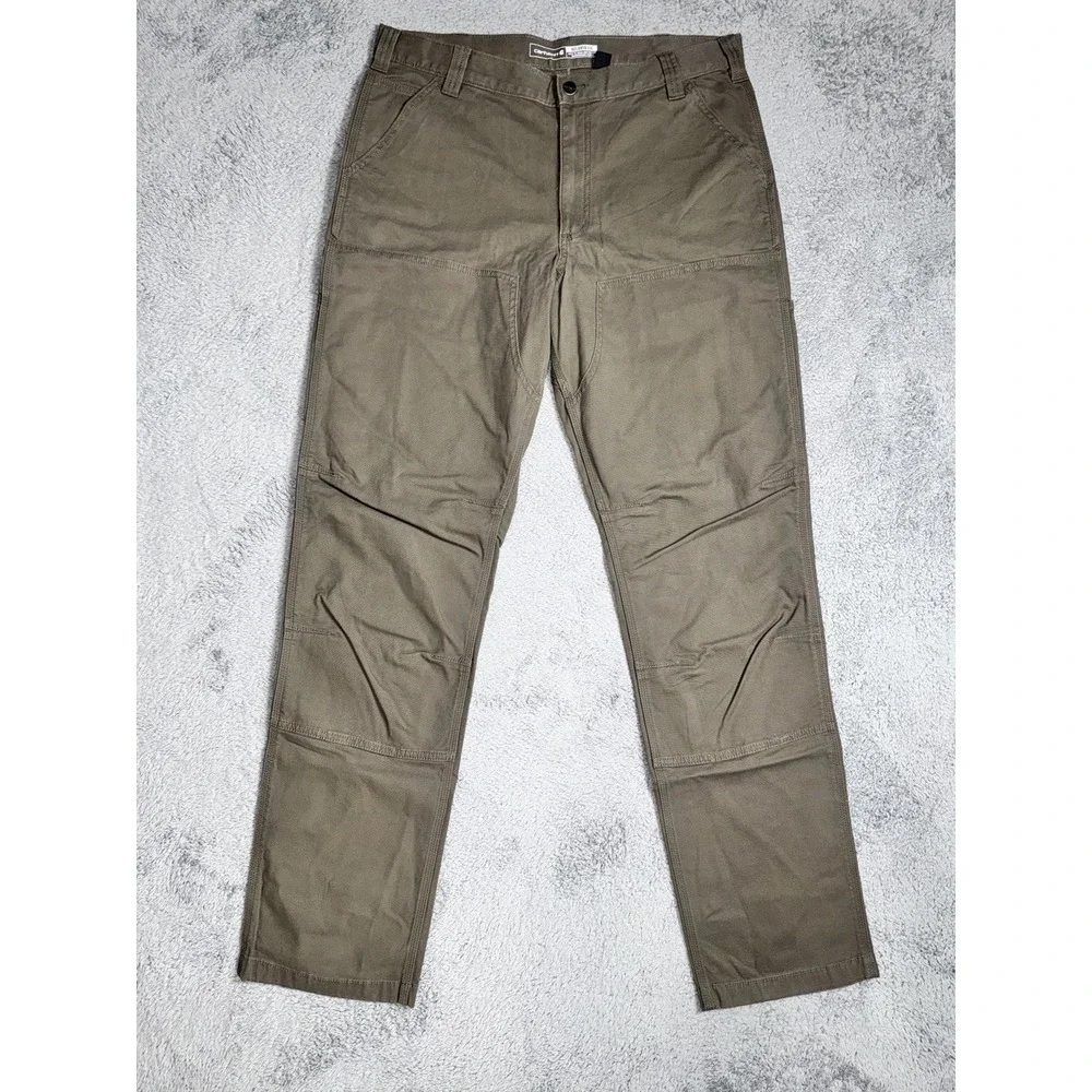 Carhartt BN2802-M 36x36 Relax Rugged Flex Double Front Utility Pants Umber Brown